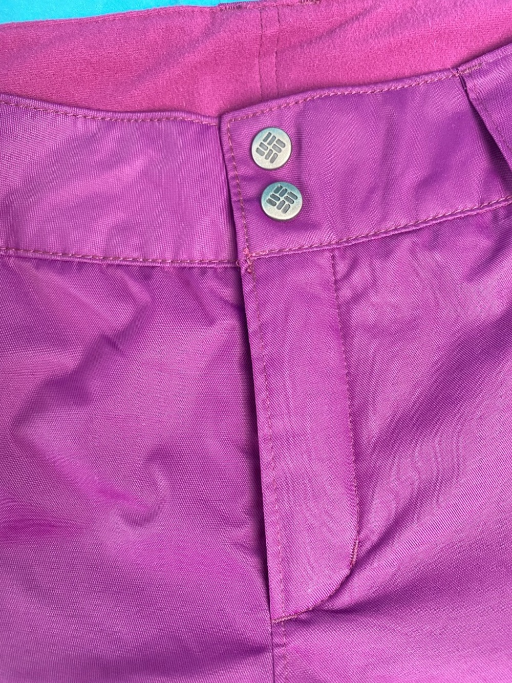 Columbia Bugaboo Omni-Heat Insulated Ski Snow Pants Purple Women’s S - Picture 4 of 12